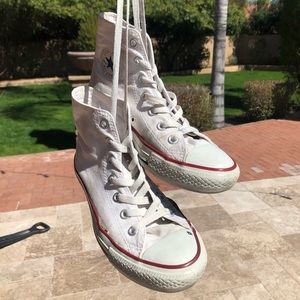 White high top Converse